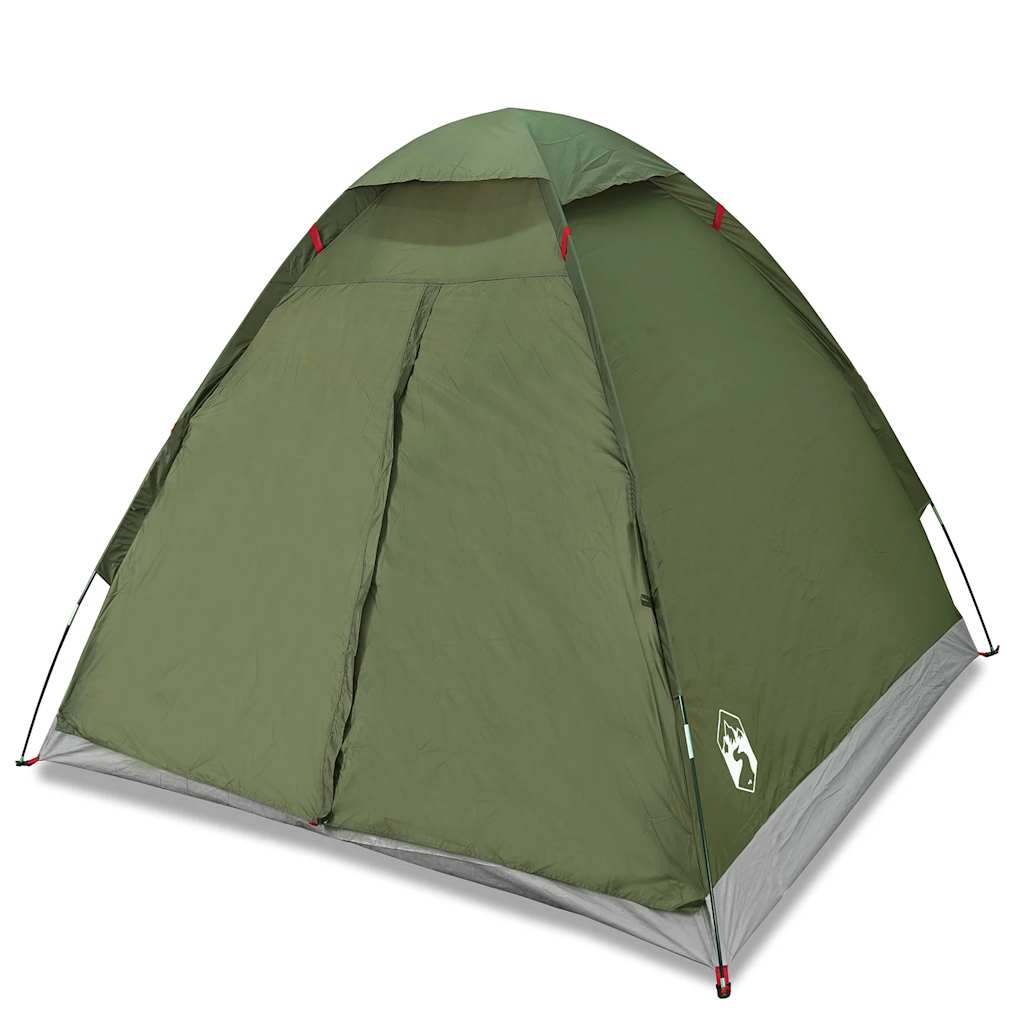 Kuppeltelt For Camping 2 Personer Olivengrønn Vanntett