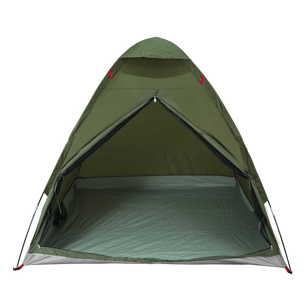 Kuppeltelt For Camping 2 Personer Olivengrønn Vanntett