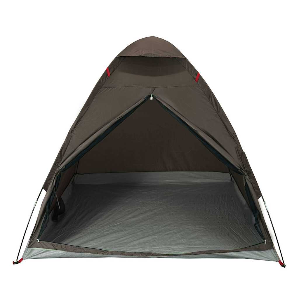 Kuppeltelt For Camping 2 Personer Brun Vanntett