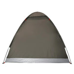 Kuppeltelt For Camping 2 Personer Brun Vanntett