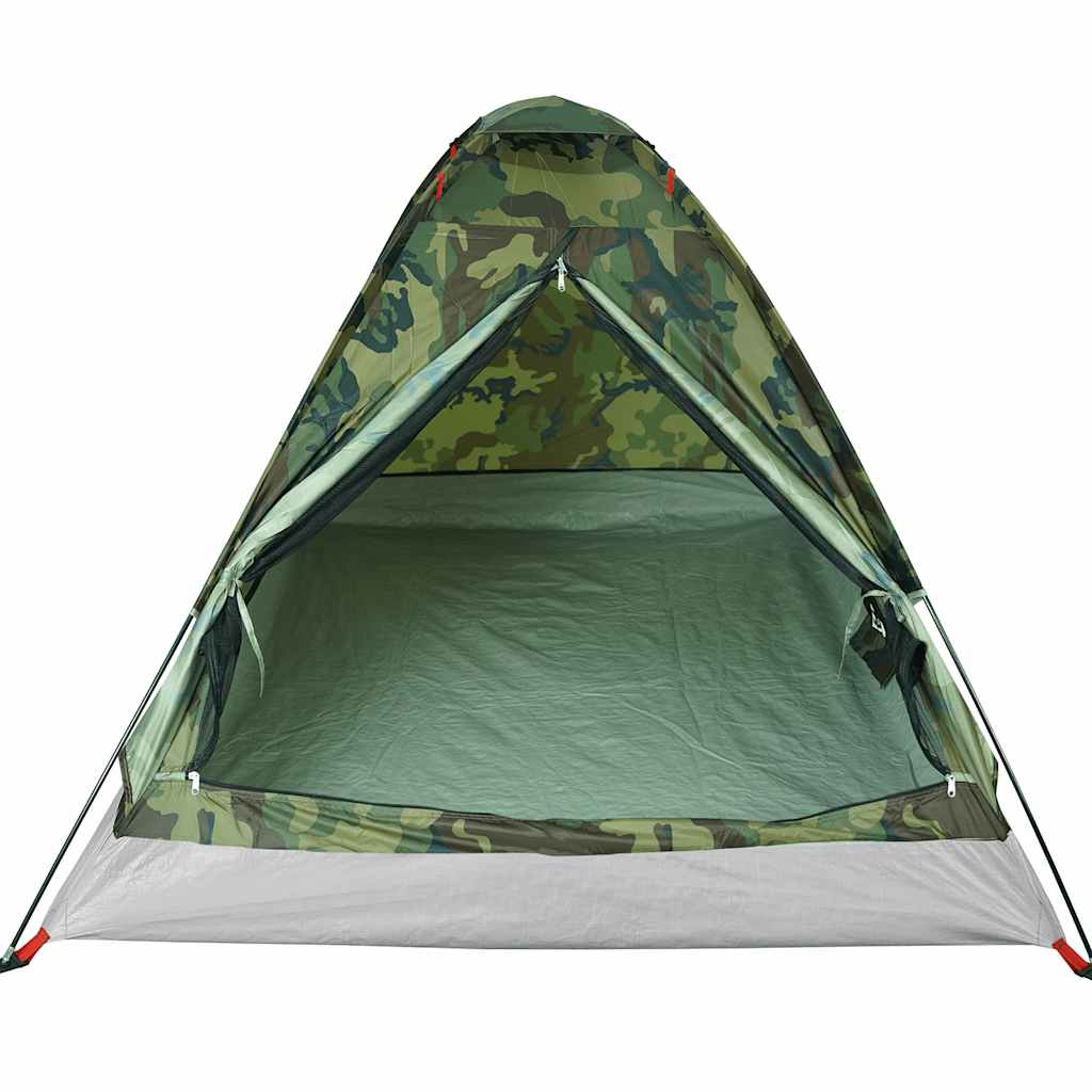 Kuppeltelt For Camping 2 Personer Kamuflasje Vanntett