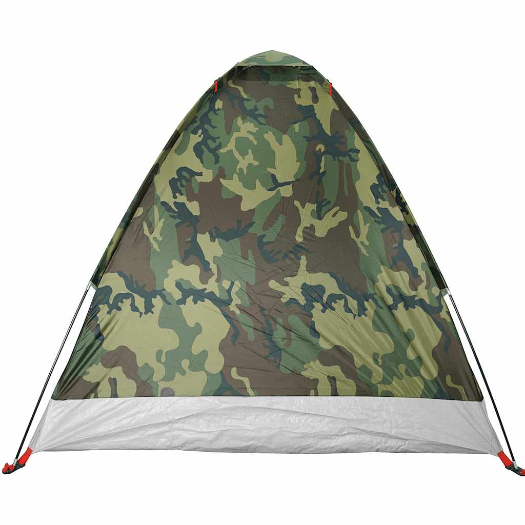 Kuppeltelt For Camping 2 Personer Kamuflasje Vanntett