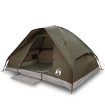 Kuppeltelt For Camping 2 Personer Brun Vanntett