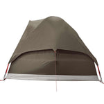 Kuppeltelt For Camping 2 Personer Brun Vanntett
