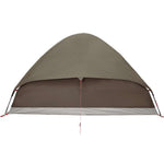 Kuppeltelt For Camping 2 Personer Brun Vanntett