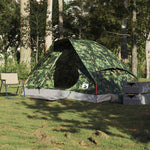 Kuppeltelt For Camping 2 Personer Kamuflasje Vanntett