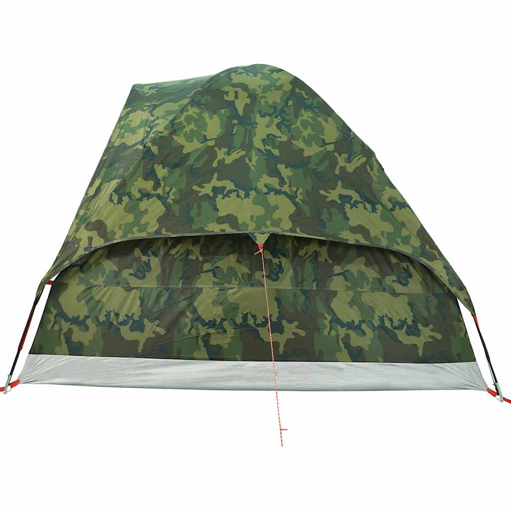 Kuppeltelt For Camping 2 Personer Kamuflasje Vanntett