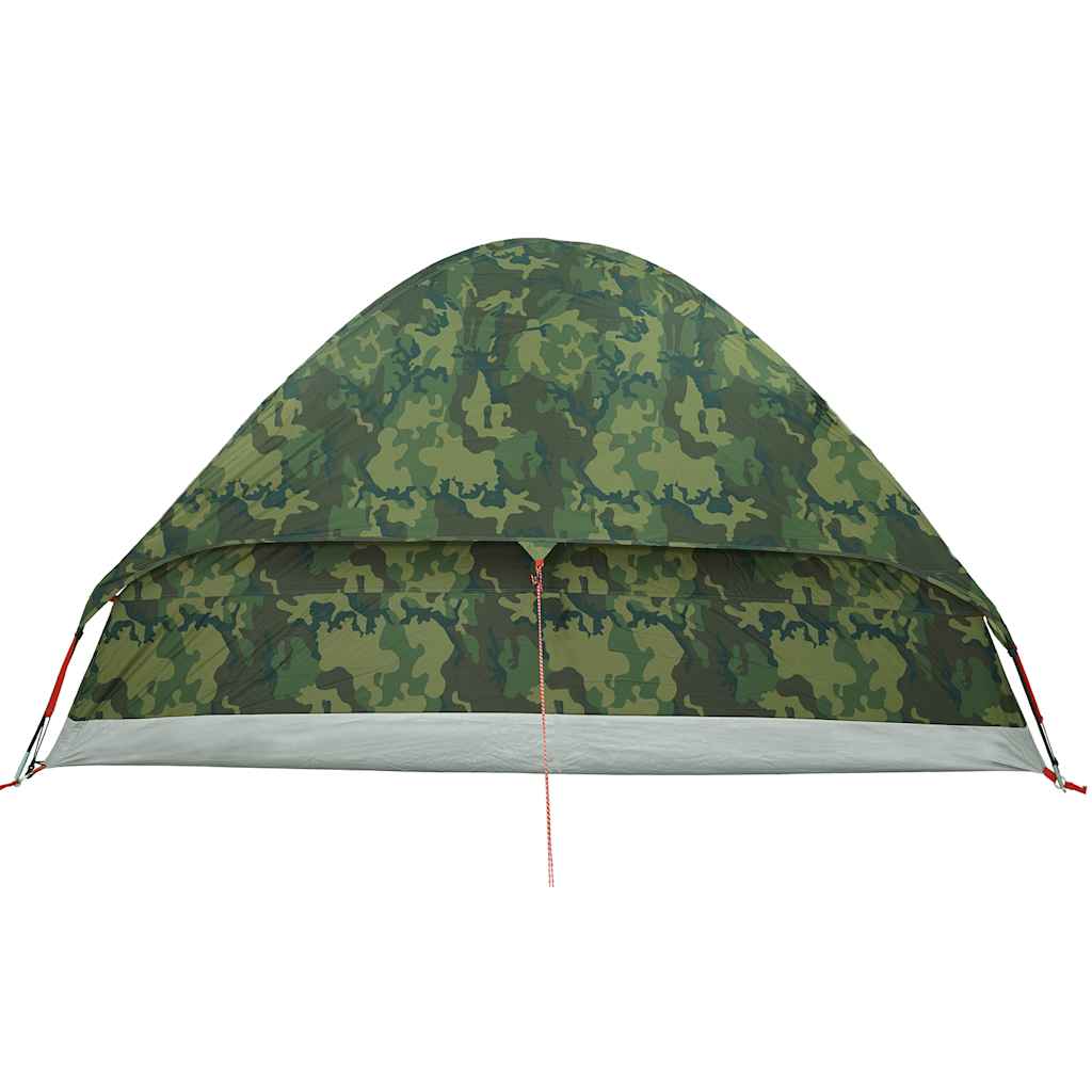 Kuppeltelt For Camping 2 Personer Kamuflasje Vanntett