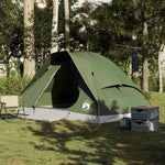 Kuppeltelt For Camping 4 Personer Olivengrønn Vanntett