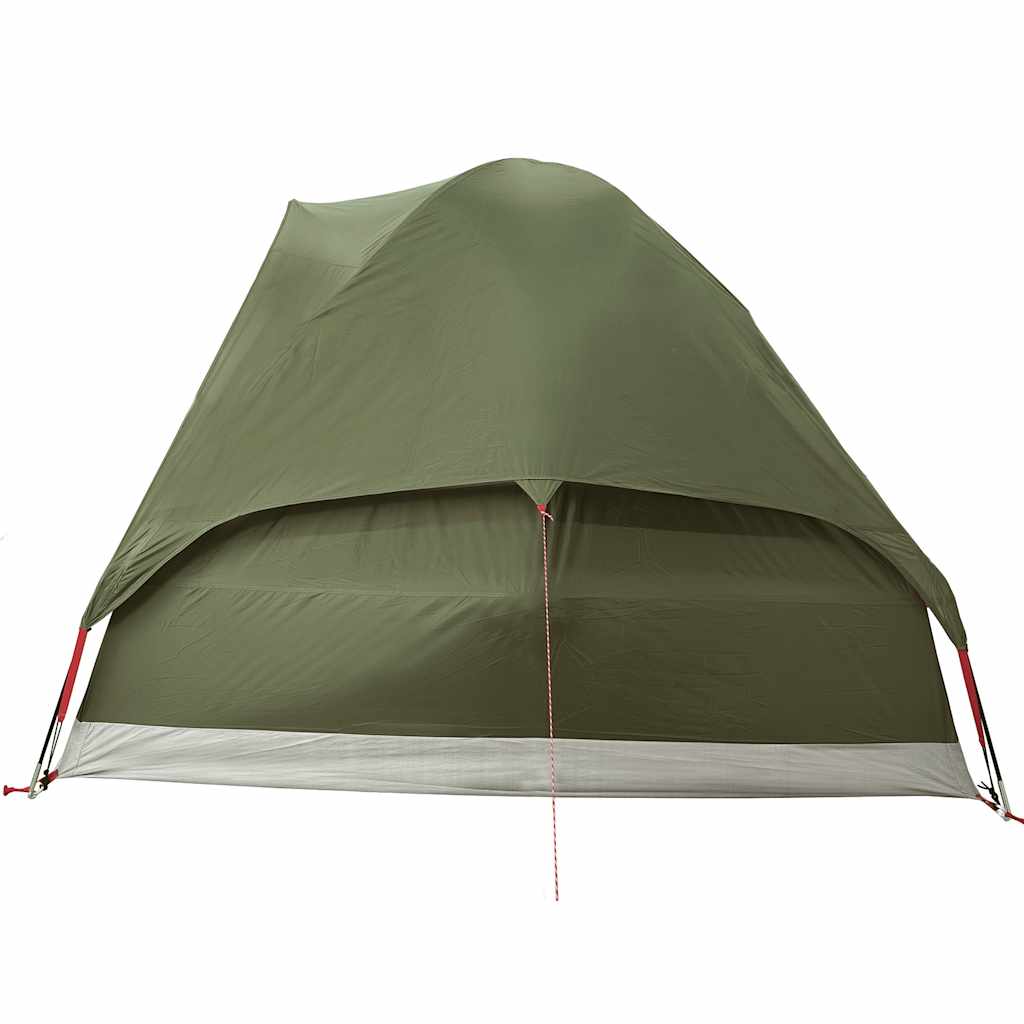 Kuppeltelt For Camping 4 Personer Olivengrønn Vanntett