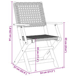 Bistrosett 3 Deler Beige Polyrotting Og Heltre