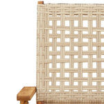 Bistrosett 3 Deler Beige Polyrotting Og Heltre