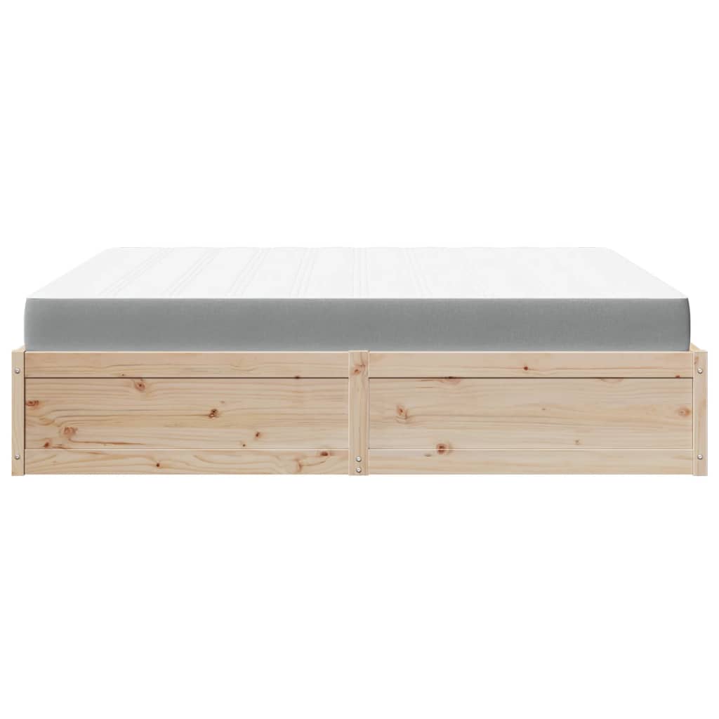 Seng Med Madrass 180X200 Cm Heltre Furu