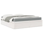 Seng Med Madrass Hvit 180X200 Cm Heltre Furu