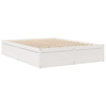 Seng Med Madrass Hvit 140X200 Cm Heltre Furu