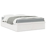 Seng Med Madrass Hvit 140X200 Cm Heltre Furu