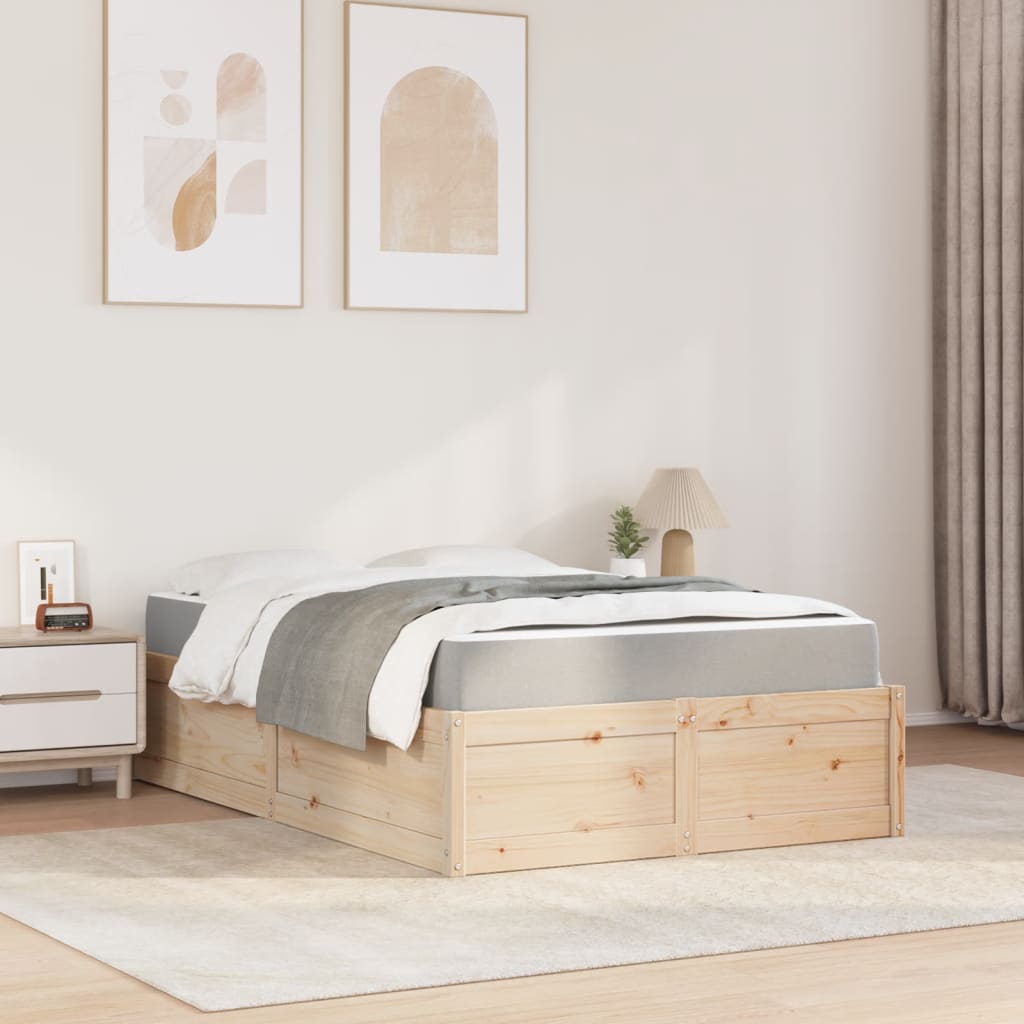 Seng Med Madrass 120X200 Cm Heltre Furu