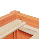 Seng Med Madrass Voksbrun 120X200 Cm Heltre Furu