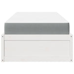 Seng Med Madrass Hvit 100X200 Cm Heltre Furu