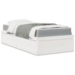 Seng Med Madrass Hvit 100X200 Cm Heltre Furu