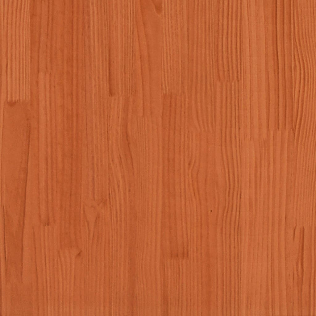 Høyseng Med Tak Voksbrun 90X190 Cm Heltre Furu