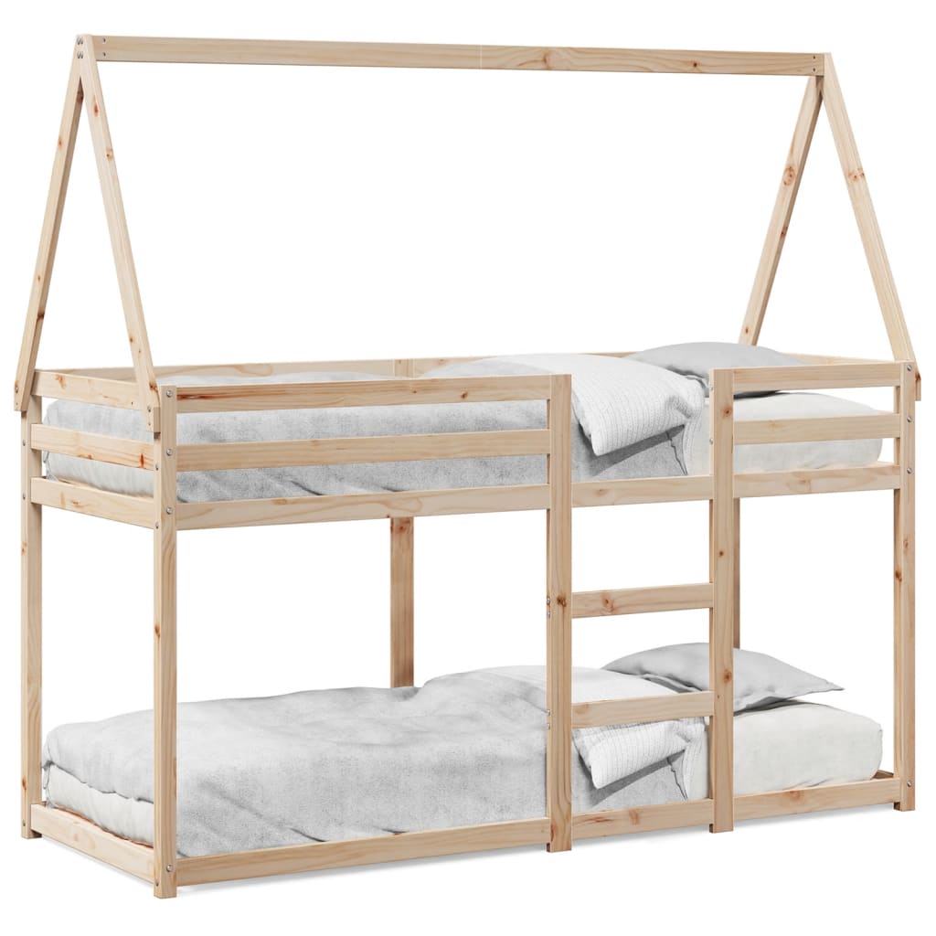 Køyeseng Med Tak 80X200 Cm Heltre Furu