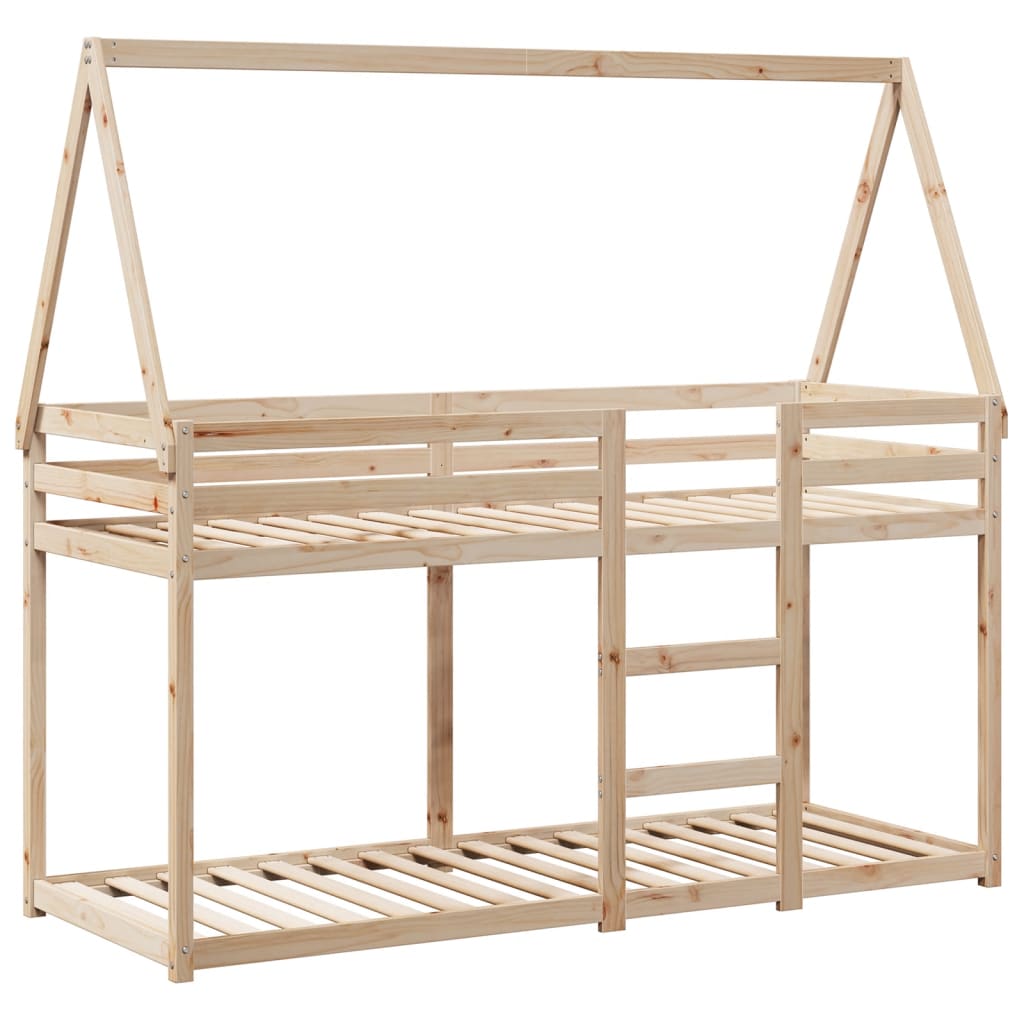 Køyeseng Med Tak 80X200 Cm Heltre Furu