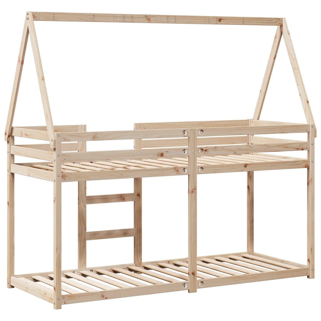 Køyeseng Med Tak 80X200 Cm Heltre Furu