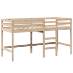 Køyeseng Med Stige Og Tak 90X190 Cm Heltre Furu