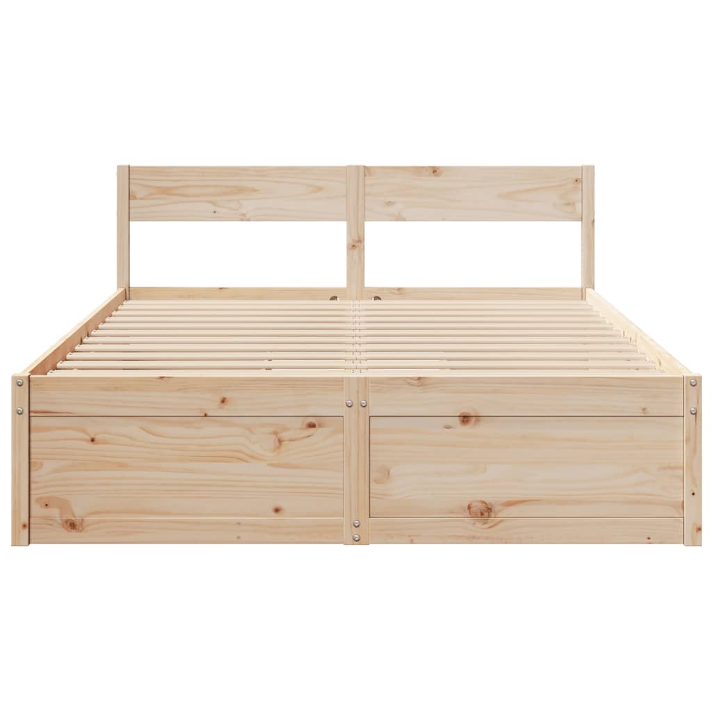Sengeramme Uten Madrass 140X200 Cm Heltre Furu