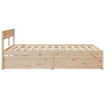 Sengeramme Uten Madrass 140X200 Cm Heltre Furu