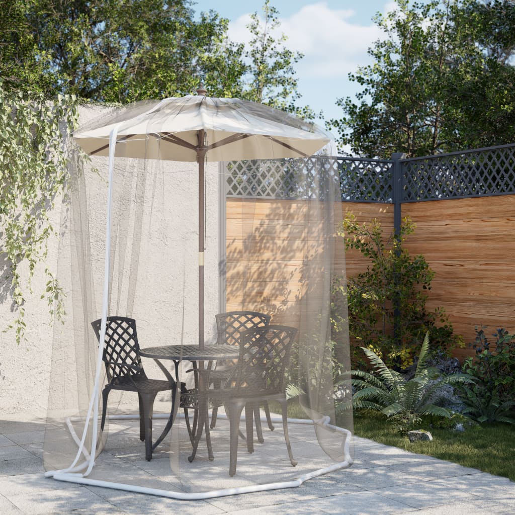 Myggnett For Paraply 220 Netting Hvit Φ330X250 Cm