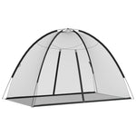 Mongolsk Myggnett Med Dører 220 Netting Svart 200X120X130 Cm