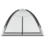 Mongolsk Myggnett Med Dører 220 Netting Svart 200X120X130 Cm