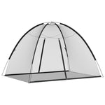 Mongolsk Myggnett Med Dører 220 Netting Svart 200X150X140 Cm