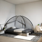 Mongolsk Myggnett Med Dører 220 Netting Svart 200X150X140 Cm