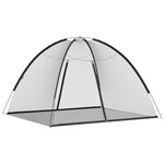 Mongolsk Myggnett Med Dører 220 Netting Svart 200X180X135 Cm