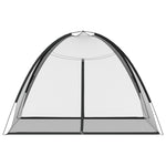 Mongolsk Myggnett Med Dører 220 Netting Svart 200X180X135 Cm