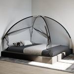 Mongolsk Myggnett Med Dører 220 Netting Svart 200X180X135 Cm