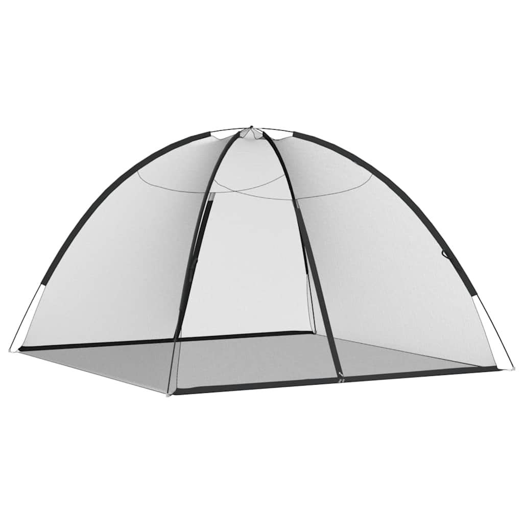 Mongolsk Myggnett Med Dører 220 Netting Svart 200X200X135 Cm