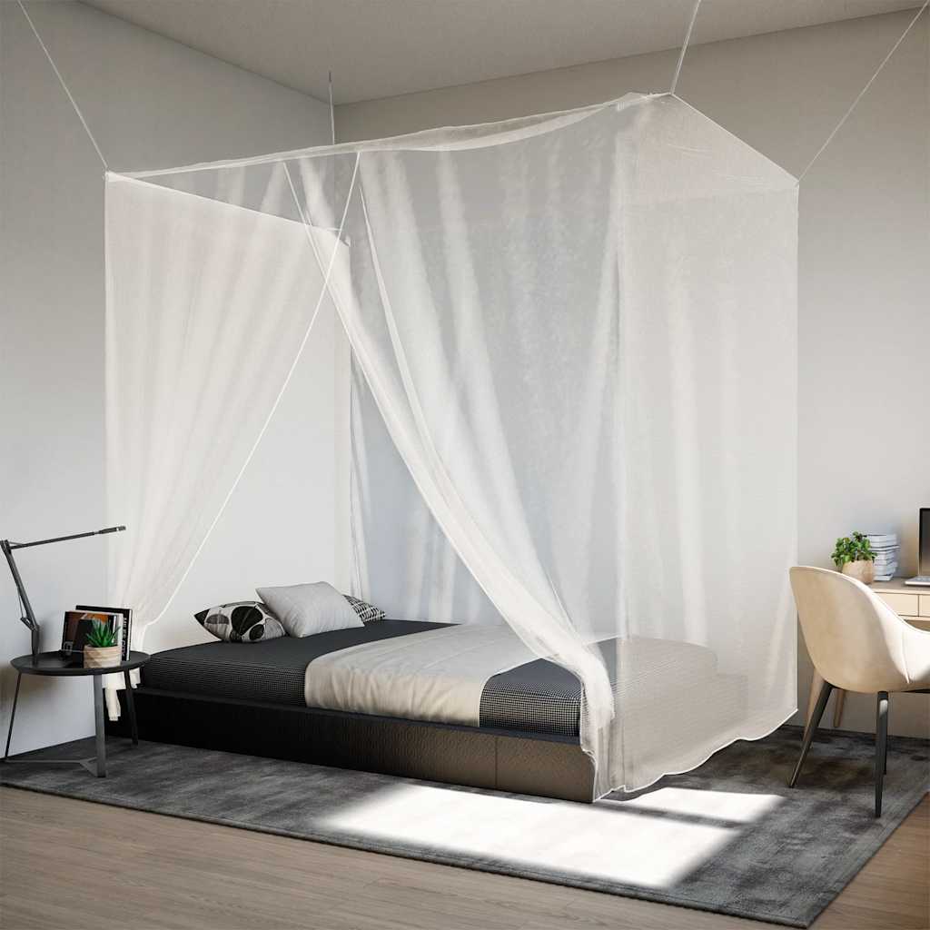 Hengende Myggnett 156 Netting Hvit 220X100X150 Cm