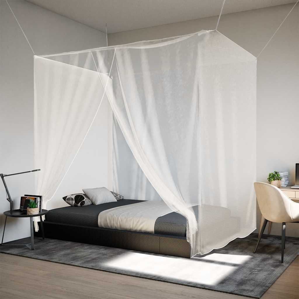 Hengende Myggnett 156 Netting Hvit 220X120X150 Cm
