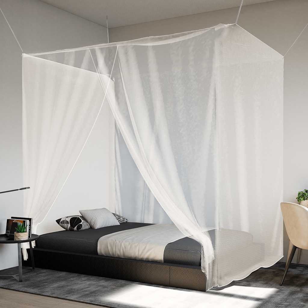 Hengende Myggnett 156 Netting Hvit 220X180X180 Cm