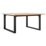 Salongbord O-Ramme 80X80X45 Cm Heltre Furu Og Stål