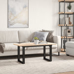 Salongbord O-Ramme 90X40X45 Cm Heltre Furu Og Stål