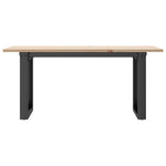 Salongbord O-Ramme 90X40X45 Cm Heltre Furu Og Stål