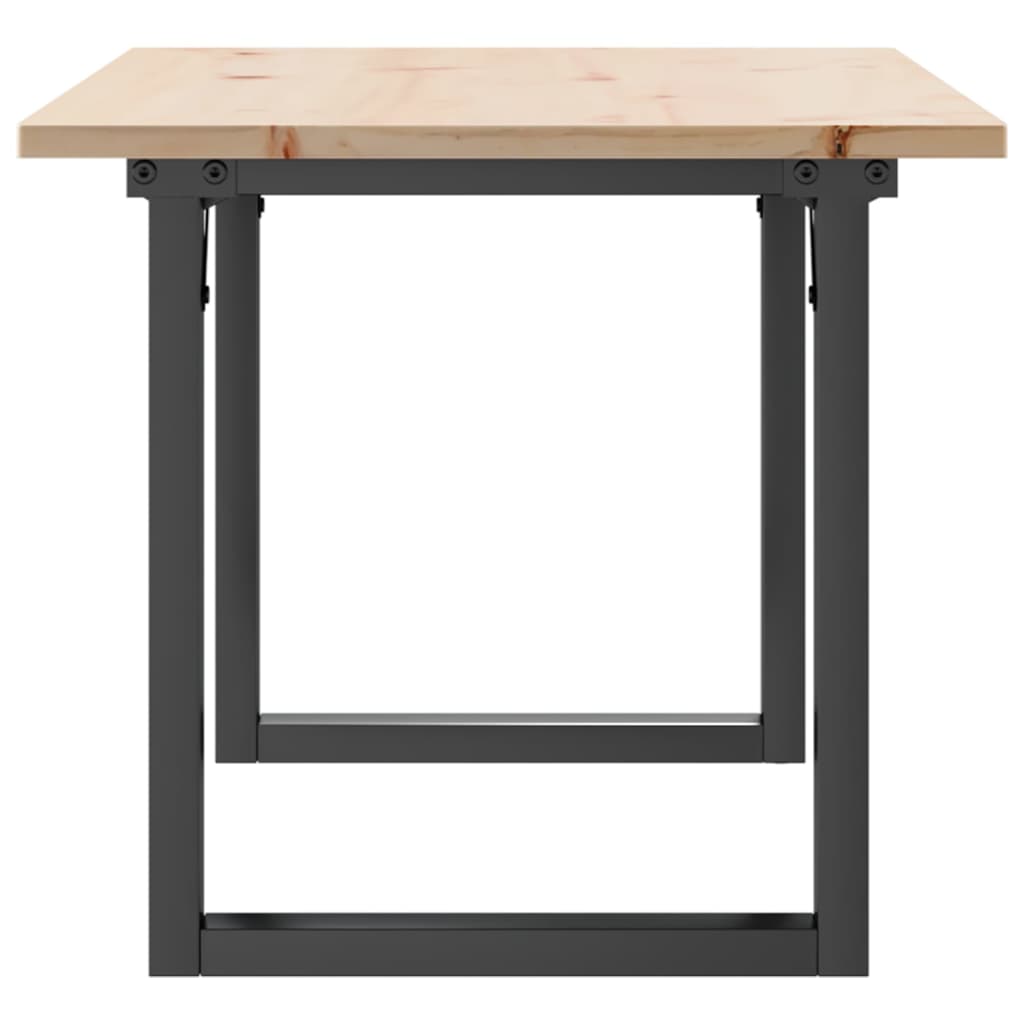 Salongbord O-Ramme 90X40X45 Cm Heltre Furu Og Stål