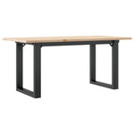 Salongbord O-Ramme 90X40X45 Cm Heltre Furu Og Stål