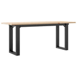 Salongbord O-Ramme 110X40X45 Cm Heltre Furu Og Stål