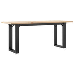 Salongbord O-Ramme 110X40X45 Cm Heltre Furu Og Stål